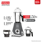 Vidiem SPICE PLUS 650W Mixer Grinder – 110V, 1.5L, Stainless Steel Jars