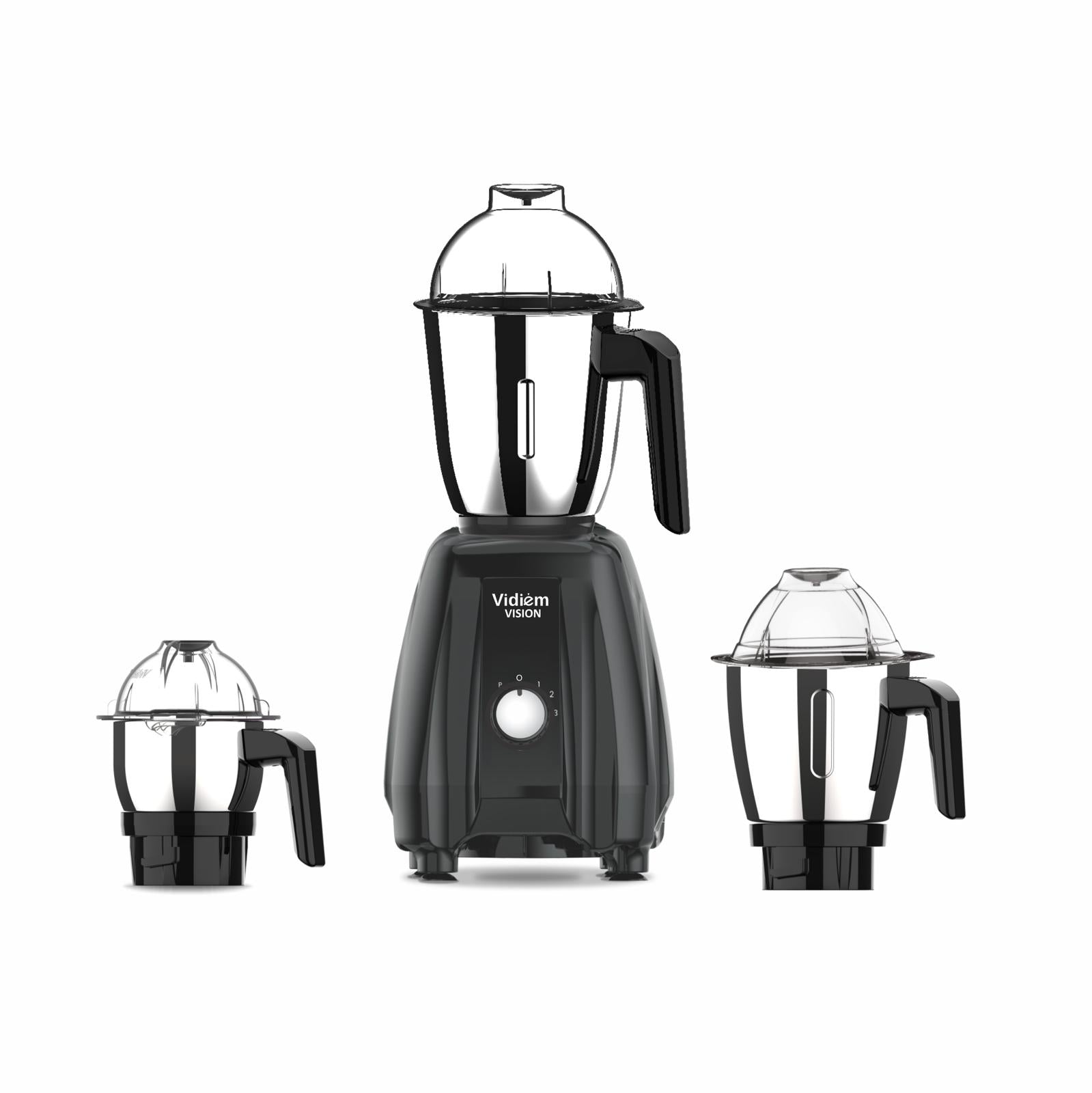 Vidiem Vision Pro 650W Mixer Grinder – 110V, UL Certified, 3 Stainless Steel Jars