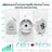 Custom Weatherproof Junction Box for Hikvision Turret ColorVu Cameras Only(Fits DS-2CD1347G2-LUF) – Available in White & Black
