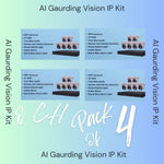 AI Guarding Vision 6MP Security System: 4/8/16 Channel NVR Kits with Active Deterrence Turret Cameras, Red/Blue Flashing Lights, Two-Way Audio, and 2TB/4TB HDD – Available in Black or White