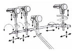 Angel 3-LNB Fully Adjustable Bracket Kit