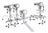 Angel 3-LNB Fully Adjustable Bracket Kit
