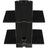 BEST 2-Tier DVD/Receiver/STB Wall Mount Glass Shelf Unit - Up to 44 lb (20 kg) (BEST-DVD-2)