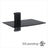 BEST DVD/Receiver/STB Wall Mount Glass Shelf Unit - Up to 18 lb (8 kg) (BEST-DVD-711)