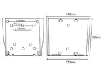 BEST 10-26 inch TV/Monitor Wall Mount - Up to 66 lb (30 kg) (LCD-201 Black)