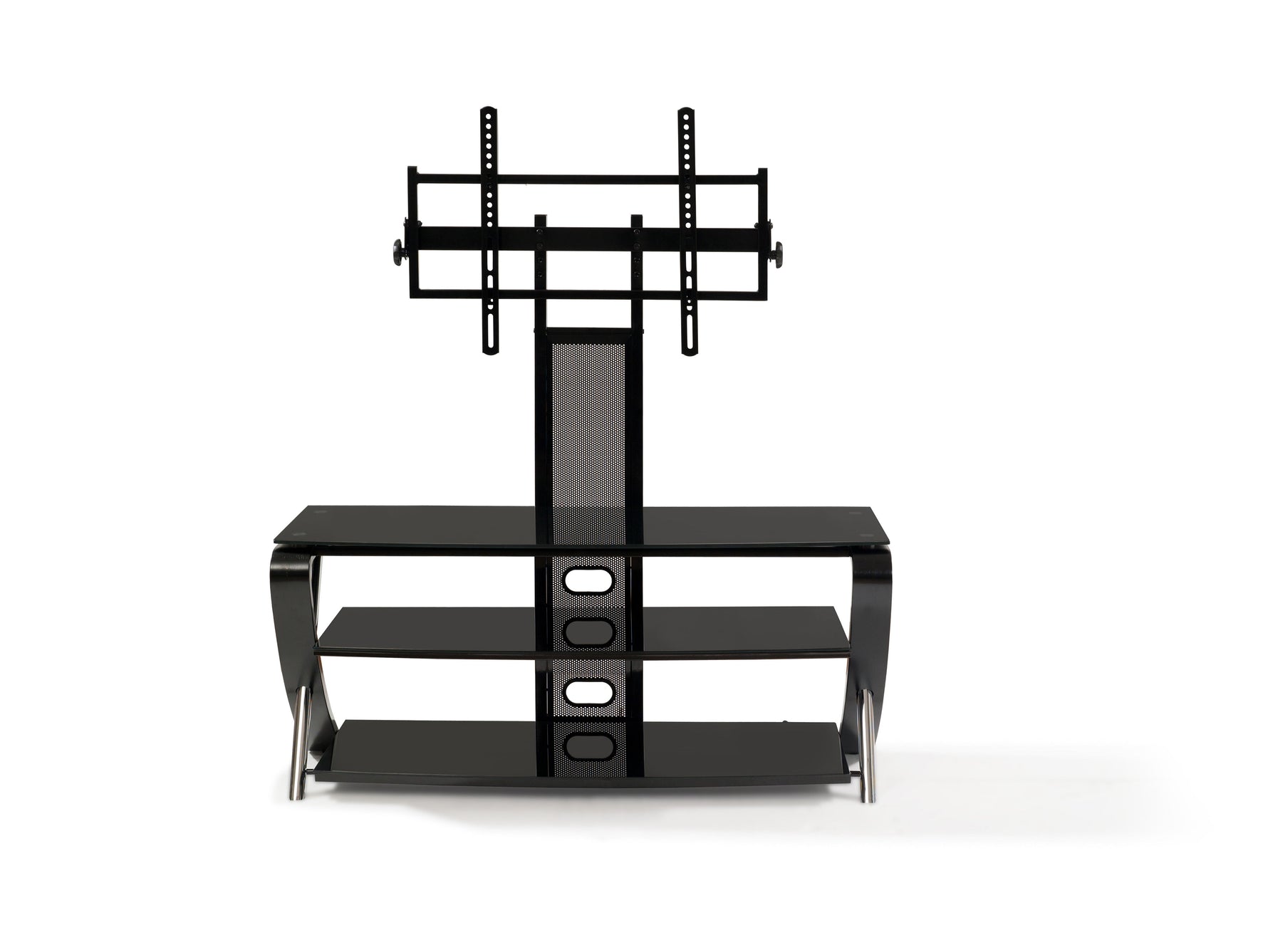 BEST Wood Home Theater Stand with 37-55 inch TV Mount (BEST STAND-11)