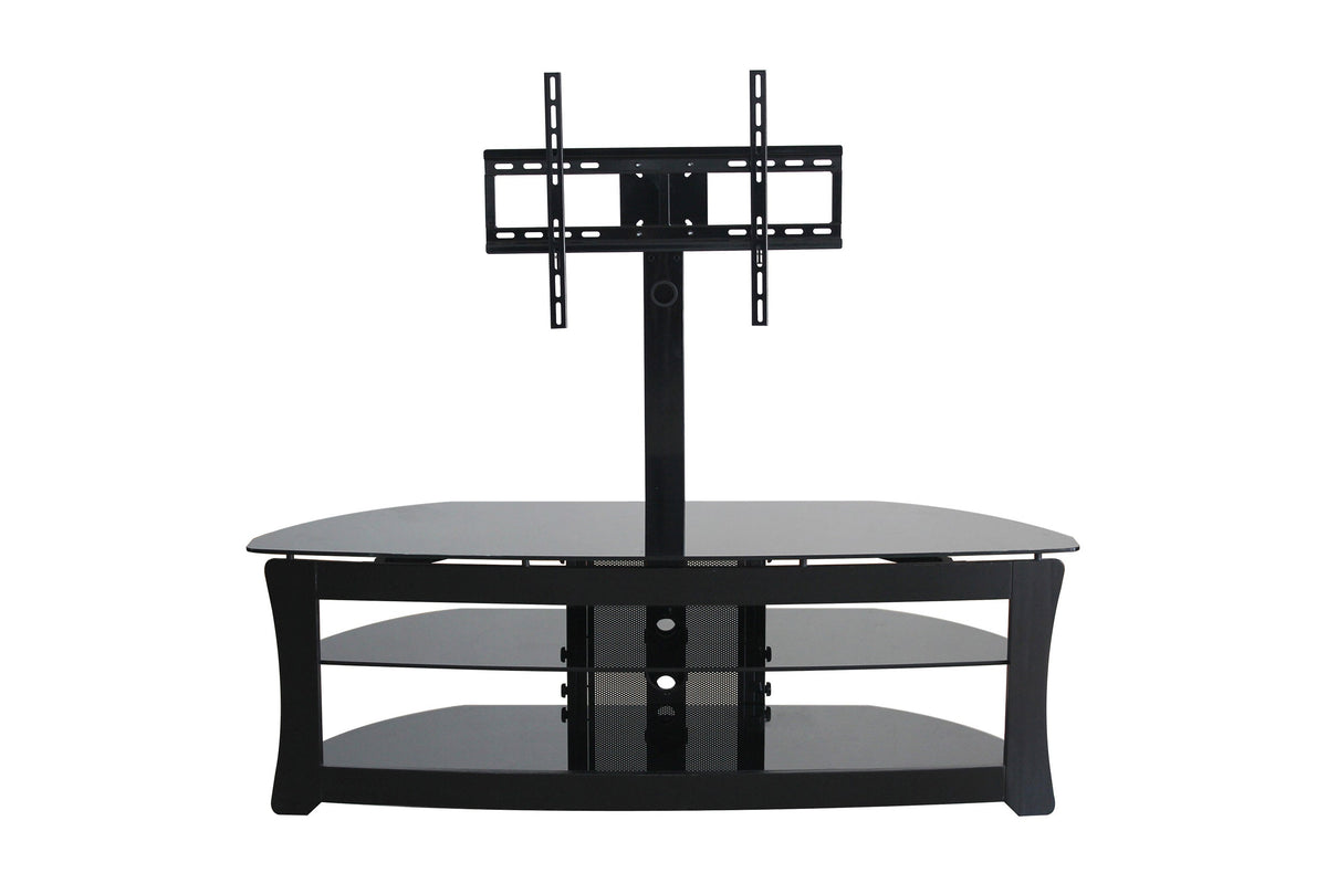 BEST Wood Home Theater Stand with 37-70 inch TV Mount (BEST STAND-60)
