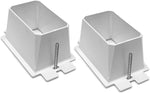 Rallonge de boîte de prise électrique Arlington BE1-5, 1 module, blanc, paquet de 5