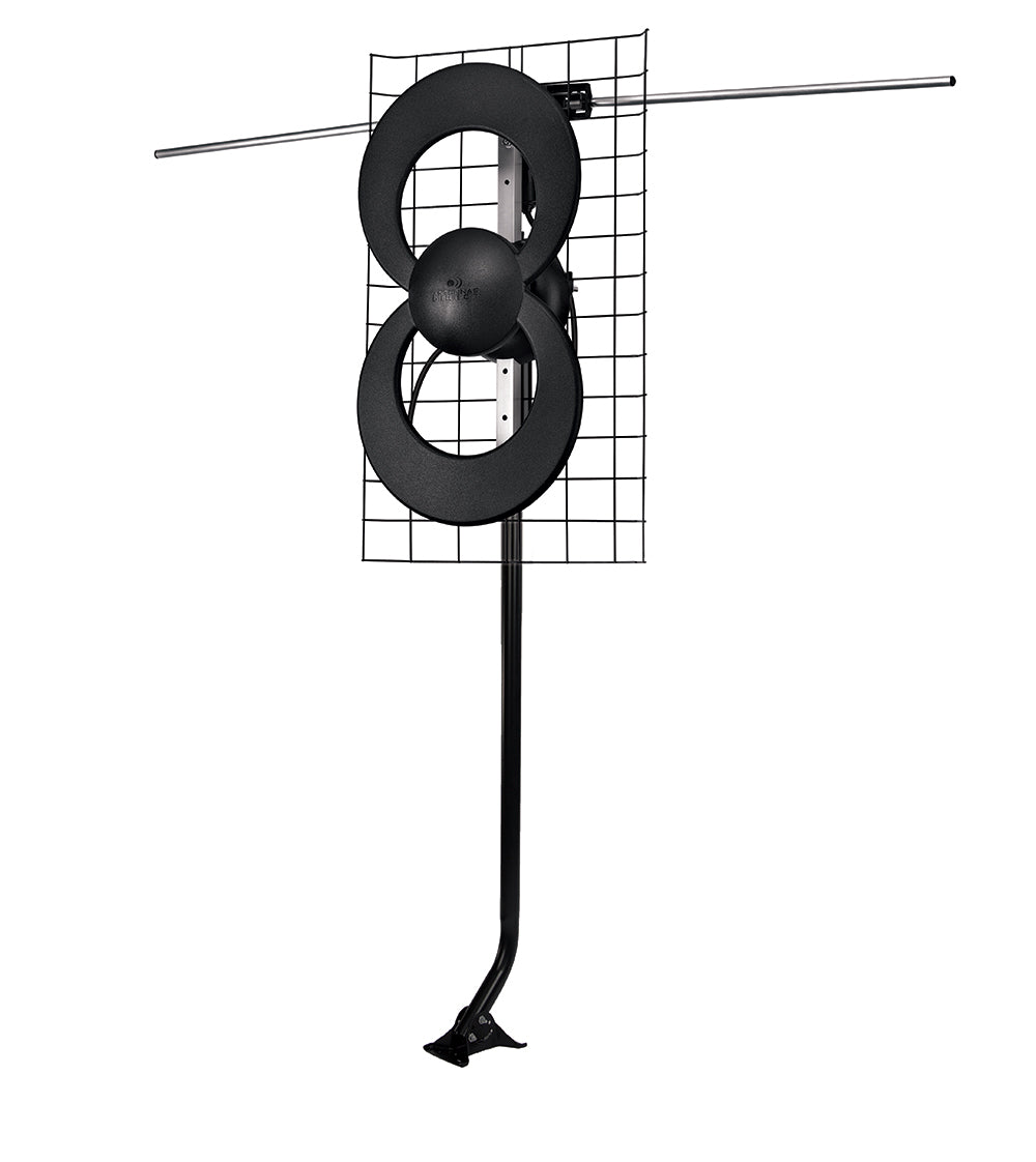 ClearStream 2V (50 mi/80 km) UHF/VHF Antenna and J-Mount Combo