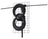 ClearStream 2V (50 mi/80 km) UHF/VHF Antenna and J-Mount Combo