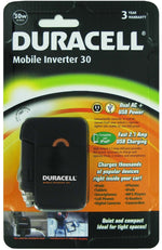 Duracell 30W Mobile Inverter with 2.1 Amp USB Port