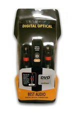 6 ft (1.8 m) TOSLINK Digital Optical Audio Cable.