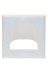 Flush to Inner Surface Bulk Wire Wall Plate (Double Gang, White)