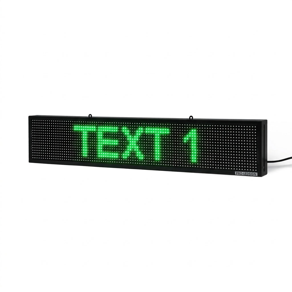 8 x 39 inch Ultra-bright Red Color Programmable LED Sign for Store Windows