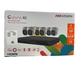 Hikvision ColorVu 4MP IP Security Camera System Kit – 4, 8 & 16 Channel 4K NVR with 2TB/4TB HDD – Outdoor Night Color Turret Cameras 2.8mm Lens – White & Black Variants