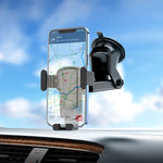 Support de téléphone de voiture télescopique CA104 | Fixation pare-brise et tableau de bord pour smartphones de 4,5 à 7 pouces