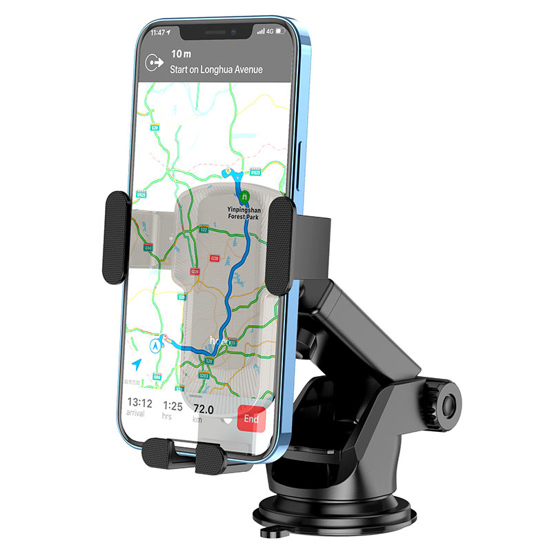 Support de téléphone de voiture télescopique CA104 | Fixation pare-brise et tableau de bord pour smartphones de 4,5 à 7 pouces