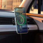 Support de téléphone de voiture magnétique sans fil CA85 | Charge rapide 15 W sur grille d'aération pour iPhone et smartphones