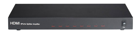 Powered HDMI 1.3 Splitter with 8-Outputs