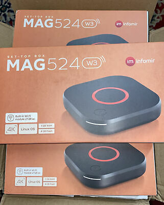 INFOMIR MAG 524w3 4K WIFI SET TOP BOX  ( 1 BOX 10 UNITS )