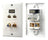 HDMI + Mono RCA Audio + Coaxial + Dual Ethernet Wall Plate (White)