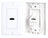 Single HDMI Wall Plate with 90-Degree Exit Port (White)