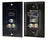HDMI + 3 (RGB/RCA) Component Wall Plate (Black)