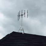 BEST 360-Degree Adjustable 8-Bay Multi-Directional (45-80+ mi/70-130+ km) HDTV UHF Antenna (BEST-8HD-180D)