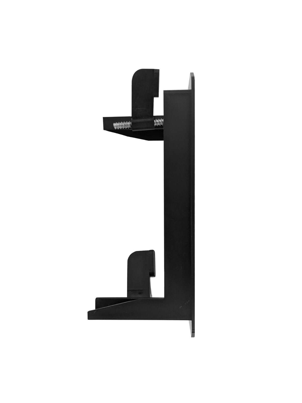 BestMounts 1-Gang Drywall Bracket Face Wall Plate Mount Mud Ring Low Voltage Mounting Bracket for Old Work, 1 Pack, Black