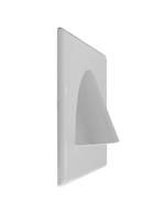 BestMounts 1-Gang Screw Less Recessed Low Voltage Cable Wall Plate (1-Pack) with Best Low Voltage Mounting Bracket (1-Pack)