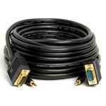 50 ft (15 m) VGA Monitor Cable with 3.5 mm RCA Audio