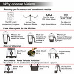 Vidiem Metallica STEELE 650W / 110V Stainless Steel Jars - Indian Mixer Grinder with, Spice & Coffee grinder Jar for use in Canada / USA