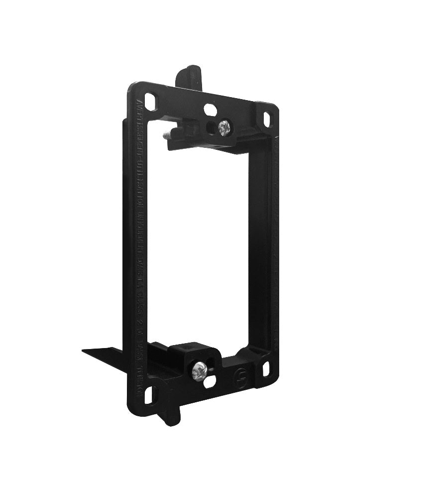 Low Voltage Mounting Bracket 1 Gang Multipurpose Drywall Mounting Wall Plate Bracket - (Single Gang, 12 Pack)