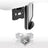 XLNC 10-24 inch TV Flat-Bracket Wall Mount - Up to 55 lb (25 kg)